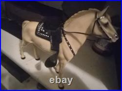 Lone Ranger, Inc. 1954-64 Vintage The Lone Ranger Cowboy Figures with 2 Horses