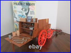 Lone Ranger Prairie Wagon 4 In 1 Gabriel 1975 with box, Not Complete Vintage