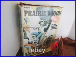 Lone Ranger Prairie Wagon 4 In 1 Gabriel 1975 with box, Not Complete Vintage