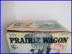 Lone Ranger Prairie Wagon 4 In 1 Gabriel 1975 with box, Not Complete Vintage