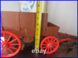 Lone Ranger Prairie Wagon 4 In 1 Gabriel 1975 with box, Not Complete Vintage