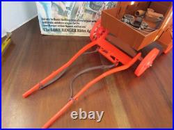 Lone Ranger Prairie Wagon 4 In 1 Gabriel 1975 with box, Not Complete Vintage