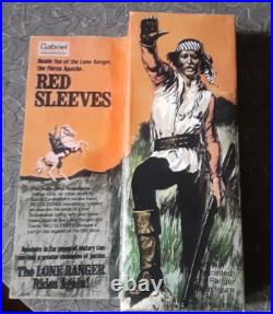 Lone Ranger Red Sleeves figure complete MINTY in bag with repro box Gabriel