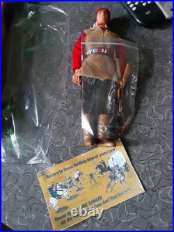 Lone Ranger Red Sleeves figure complete MINTY in bag with repro box Gabriel
