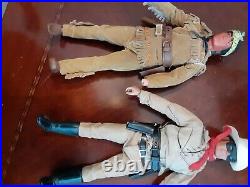 Lone Ranger Tonto Silver and Scout 1973 Gabriel Action Figures Set