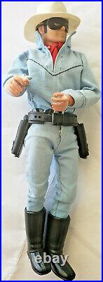 Lone Ranger and Silver Action Figures-Gabriel mid 1970's