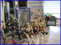 Lot 11 12 Vintage GI Joe Action Figures Soldiers of World War II Dragon 70321 +