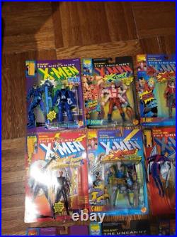 Lot 23 Vtg X-Men Toy Figures The Original Mutant Super Heros Toy Biz Marvel 90s