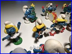 Lot (36) Smurfs PVC Figures Vintage Toys Smurfette Papa Schleich Peyo SEE PICS