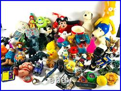 Lot (50+) Vintage Toy Lot simpsons toy story mickey mouse snoopy