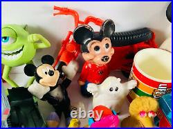 Lot (50+) Vintage Toy Lot simpsons toy story mickey mouse snoopy