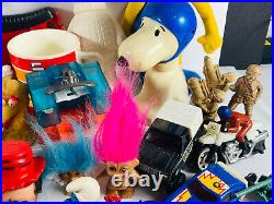 Lot (50+) Vintage Toy Lot simpsons toy story mickey mouse snoopy