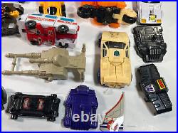 Lot Mixed Vintage G1 OG Transformers 1986 Hasbro Toys Figures 1987 AS IS VTG Old