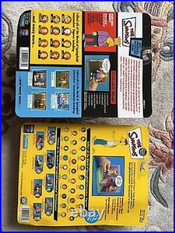 Lot Of 11 The Simpsons Playmates Series 7, 8, 10, 11 Figures And 1 Playset Vtg