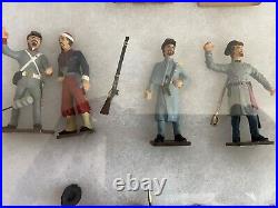 Lot Of 19 Vintage Lead Toy Soldier Figures Mixed Infantry US Civil War European