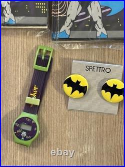 Lot Of 30 VTG Batman Joker Watches Keychains Toys Puzzles Birthday Decorations