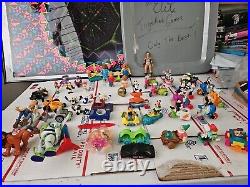 Lot Of 45 Huge INSANE vintage toys Pvc Mini GRAIL LOT 80s 90s With rares trl1#339
