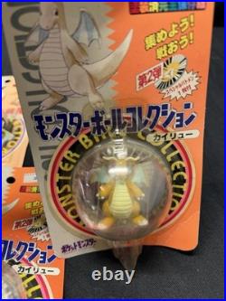 Lot Of 5 Pokemon Monster Collection figures MONCOLLE Toy Evee Dragonite Meowth