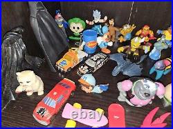 Lot Of 60 Huge INSANE vintage toys Pvc Mini figures 80s 90s 00s With, rares trl8#19