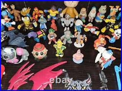 Lot Of 60 Huge INSANE vintage toys Pvc Mini figures 80s 90s 00s With, rares trl8#19