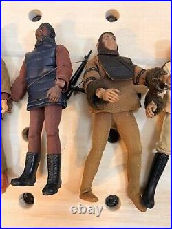 Lot Of 7 Vintage 1974 MEGO Planet Of The Apes Figures & Accessories