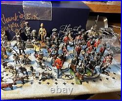 Lot Of Metal Historic Figures (60 Total)