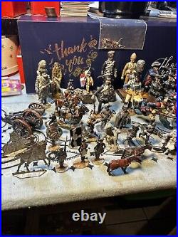 Lot Of Metal Historic Figures (60 Total)