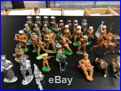 Lot Of X 33 Lead Miltary Figures Barclay Etc. Vintage All Sizes