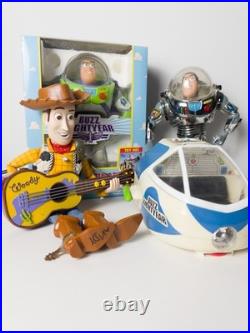 Lot VTG 90's Toy Story Disney Pixar Toys Buzz Lightyear Spaceship Andy Cowboy