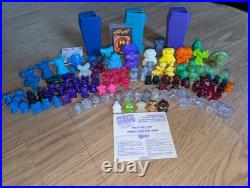 Lot of 100+ Vintage Crazy Bones Mixed Figures Glow Aliens Coffin Rare Gold