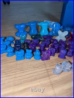 Lot of 100+ Vintage Crazy Bones Mixed Figures Glow Aliens Coffin Rare Gold