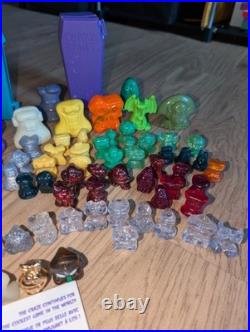 Lot of 100+ Vintage Crazy Bones Mixed Figures Glow Aliens Coffin Rare Gold
