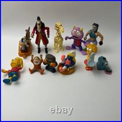 Lot of 11 Mixed Vintage Toy Figures Woody Toad Cartoon PVC Action Figure Bundle
