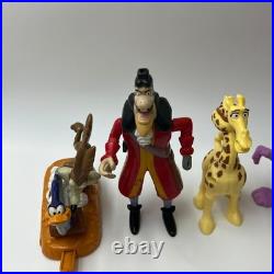 Lot of 11 Mixed Vintage Toy Figures Woody Toad Cartoon PVC Action Figure Bundle