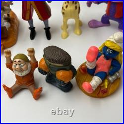 Lot of 11 Mixed Vintage Toy Figures Woody Toad Cartoon PVC Action Figure Bundle