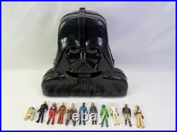Lot of 11 Vtg Kenner Star Wars 1977-1984 Action Figures Darth Vader Storage Case