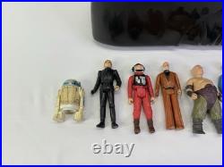 Lot of 11 Vtg Kenner Star Wars 1977-1984 Action Figures Darth Vader Storage Case