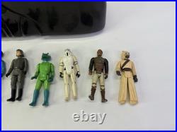 Lot of 11 Vtg Kenner Star Wars 1977-1984 Action Figures Darth Vader Storage Case
