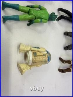 Lot of 11 Vtg Kenner Star Wars 1977-1984 Action Figures Darth Vader Storage Case