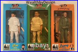 Lot of 12 Vintage 1999 The Three Stooges 7 Action Figure by Figures Toy Co