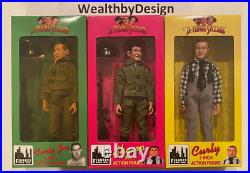 Lot of 12 Vintage 1999 The Three Stooges 7 Action Figure by Figures Toy Co