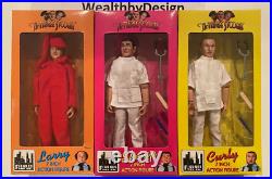 Lot of 12 Vintage 1999 The Three Stooges 7 Action Figure by Figures Toy Co