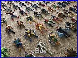 Lot of 165 Vintage 90s Marvel DC Comics Action Figures Spider-Man X-Men Toy Biz