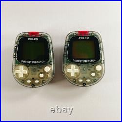 Lot of 2 Nintendo Pokemon Pocket Color Pikachu Toy Digital Pedometer Vintage JP