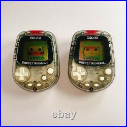 Lot of 2 Nintendo Pokemon Pocket Color Pikachu Toy Digital Pedometer Vintage JP