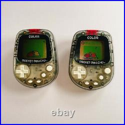 Lot of 2 Nintendo Pokemon Pocket Color Pikachu Toy Digital Pedometer Vintage JP