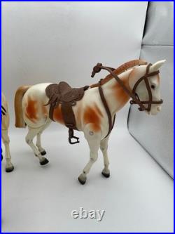 Lot of 2 Vintage 1973 Lone Ranger Horse Figures