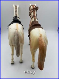 Lot of 2 Vintage 1973 Lone Ranger Horse Figures