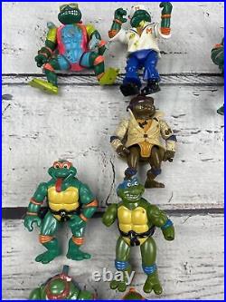 Lot of 24 Vintage Current 1990-2008 TMNT Action Figures Toy Teenage Mutant Ninja