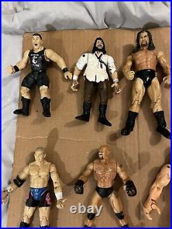 Lot of 25 VINTAGE Jakks Pacific Mattel Toy Biz WWF WCW WWE 1990's